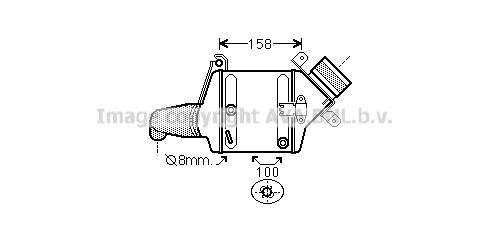 AVA QUALITY COOLING Välijäähdytin BW4381